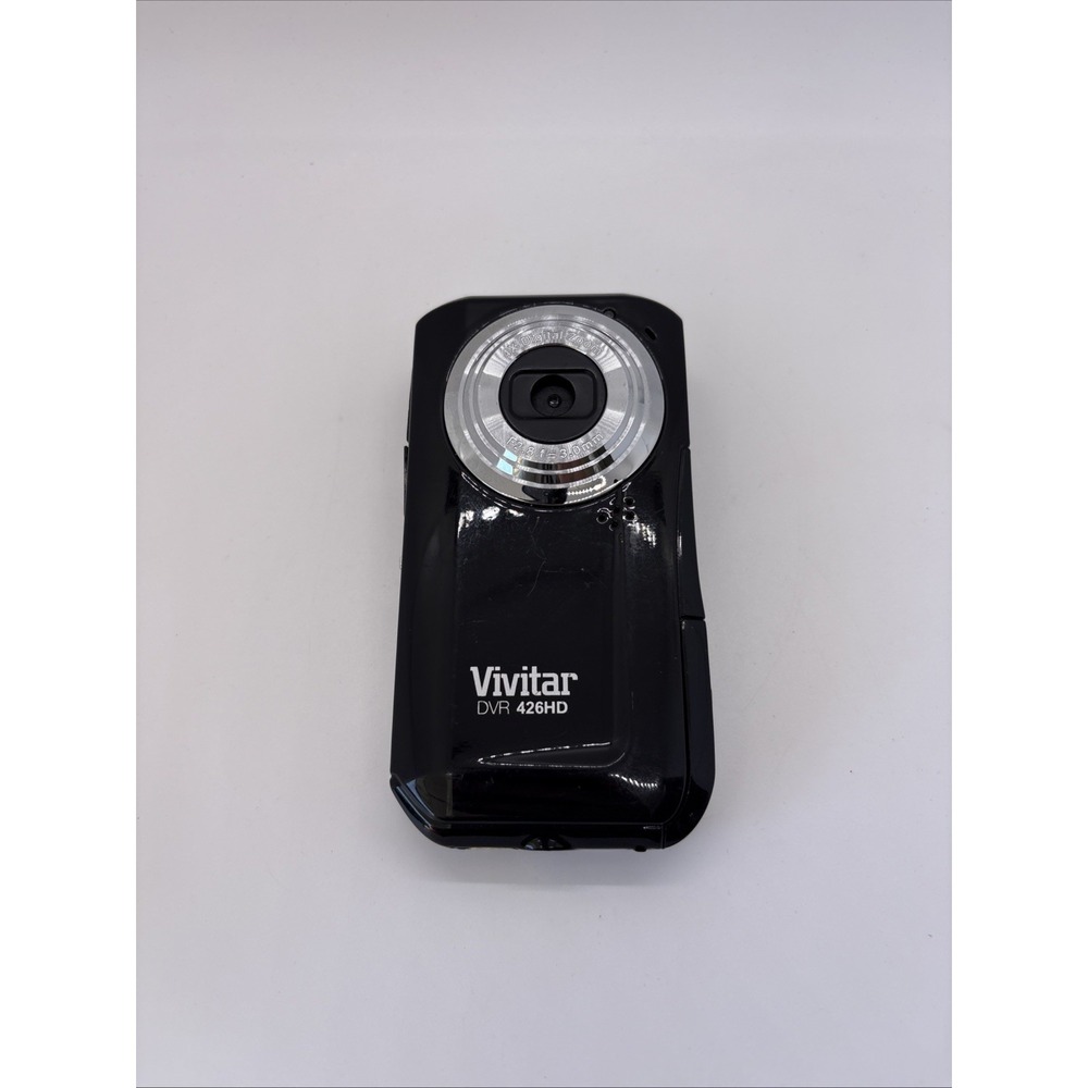 Vivitar DVR 426HD Camcorder -  Black TESTED NO MEMORY OR BATTERIES INCLUDED